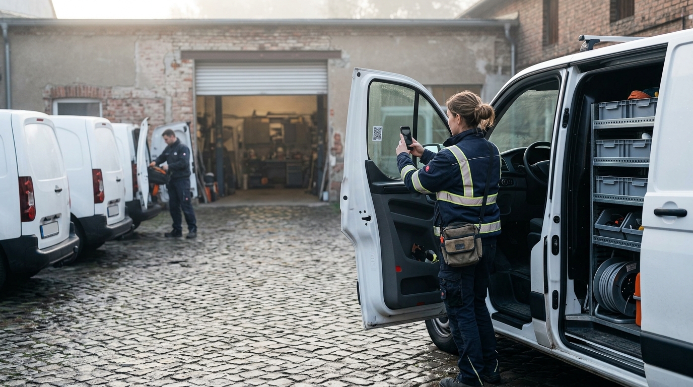 When is the van due for its inspection? Only the note in the glovebox knows
